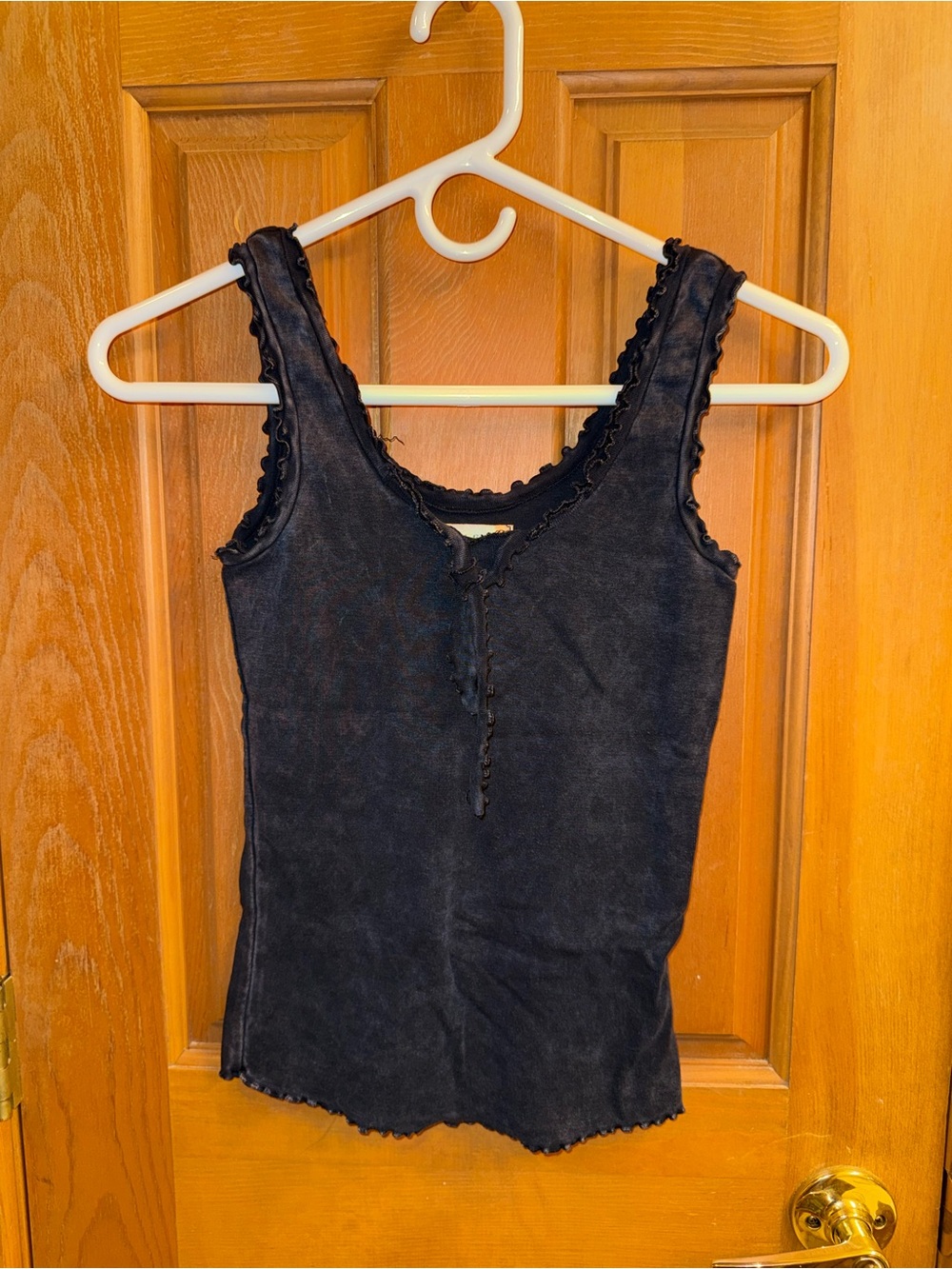 Camisole with Lettuce-Edge Trim